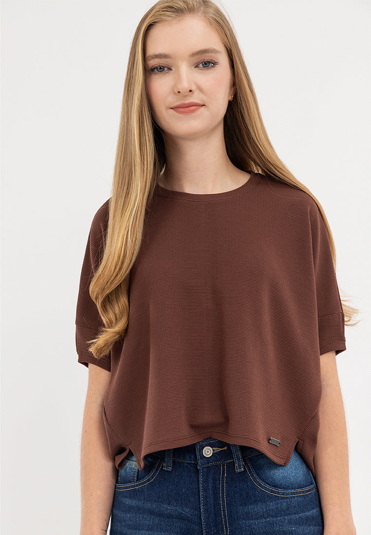 Oversized Waffle Tee