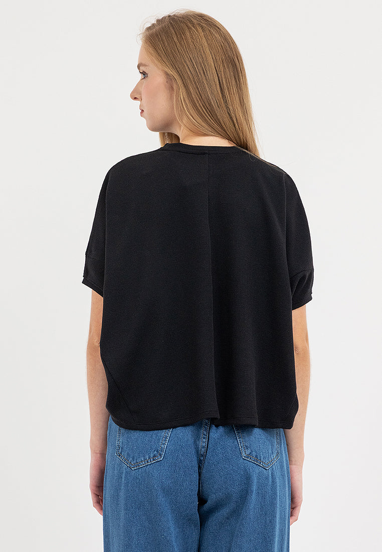 Oversized Waffle Tee