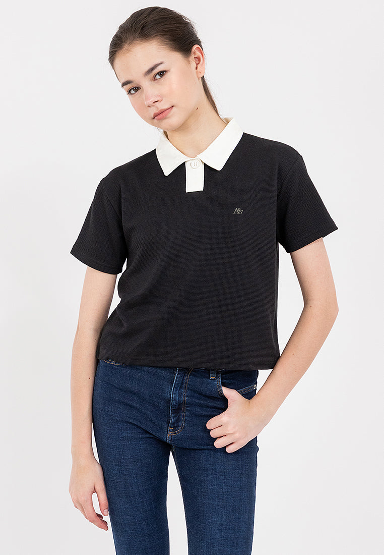 Boxy Fit Polo Shirt