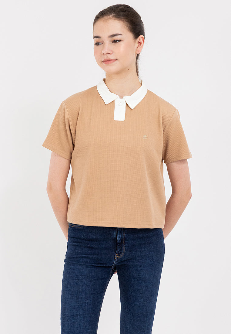 Boxy Fit Polo Shirt