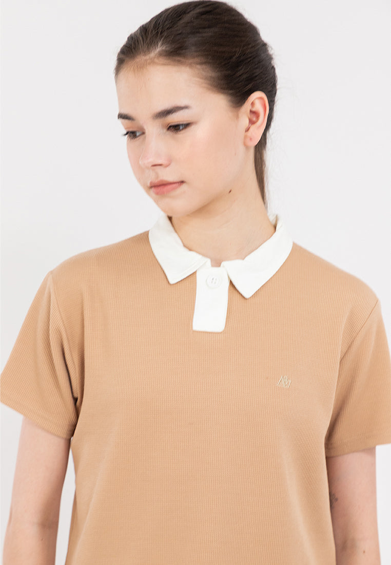 Boxy Fit Polo Shirt