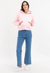 Semi Crop Zip Up Hoodie