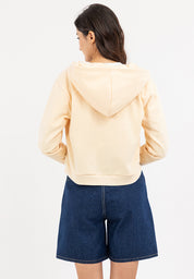 Semi Crop Zip Up Hoodie