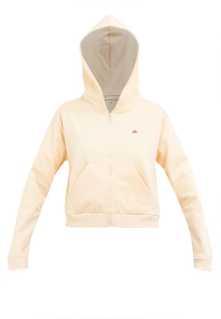 Semi Crop Zip Up Hoodie