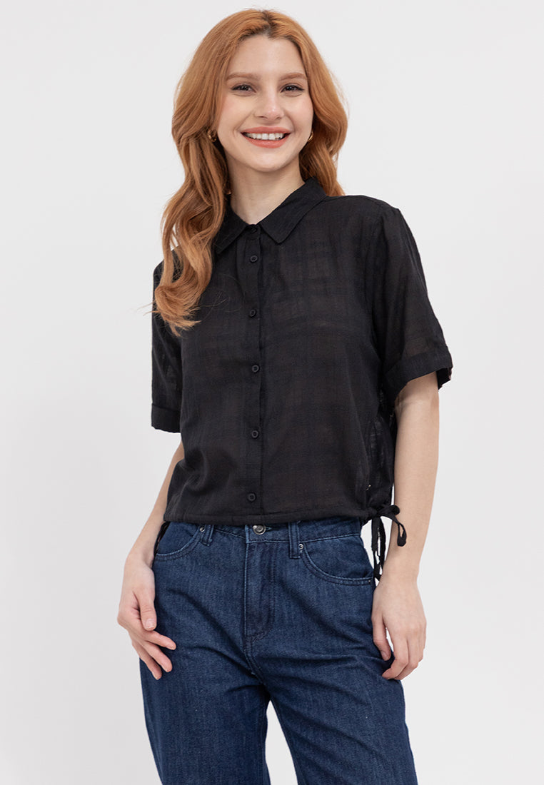 Tie Hem Blouse