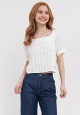 Square Neck Puff Sleeve Top