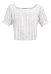 Square Neck Puff Sleeve Top