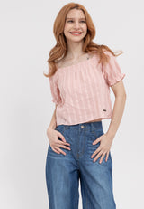 Square Neck Puff Sleeve Top