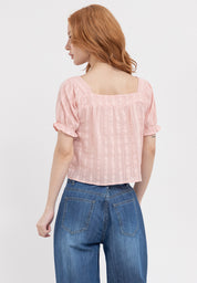 Square Neck Puff Sleeve Top