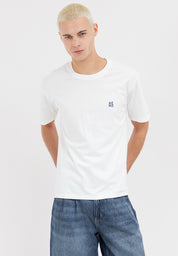 Embroidered Box Logo Essential Tee