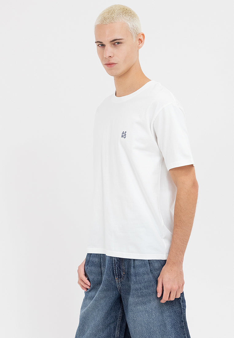 Embroidered Box Logo Essential Tee