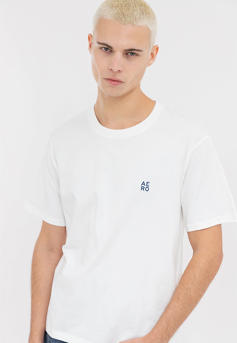 Embroidered Box Logo Essential Tee