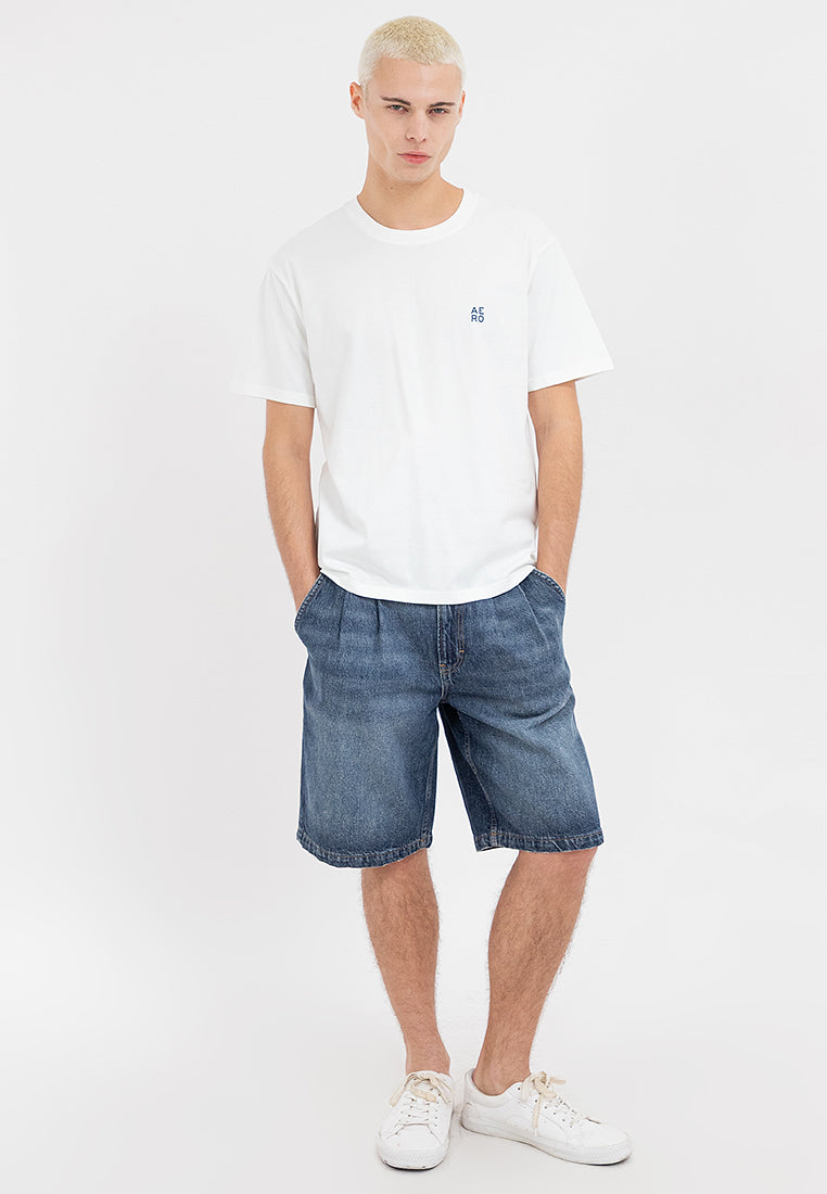 Embroidered Box Logo Essential Tee