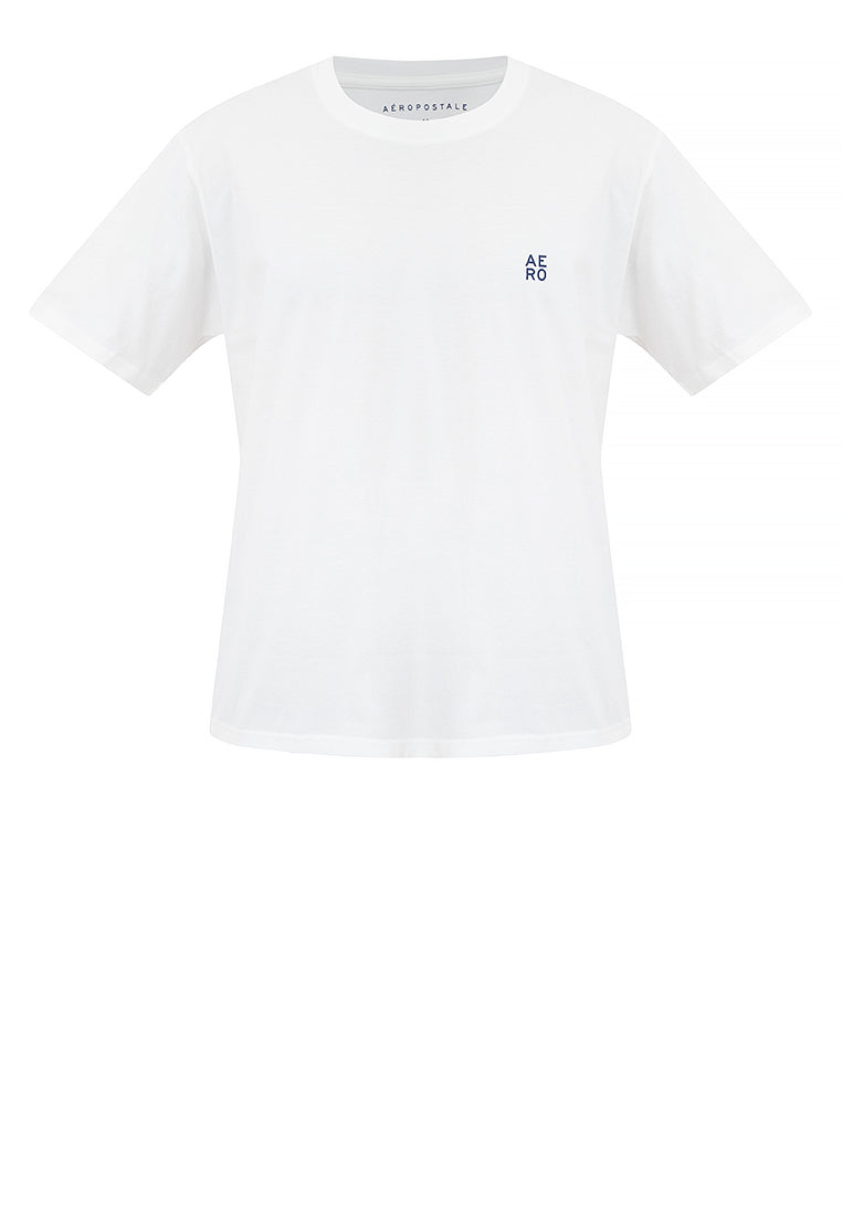 Embroidered Box Logo Essential Tee