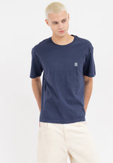 Embroidered Box Logo Essential Tee