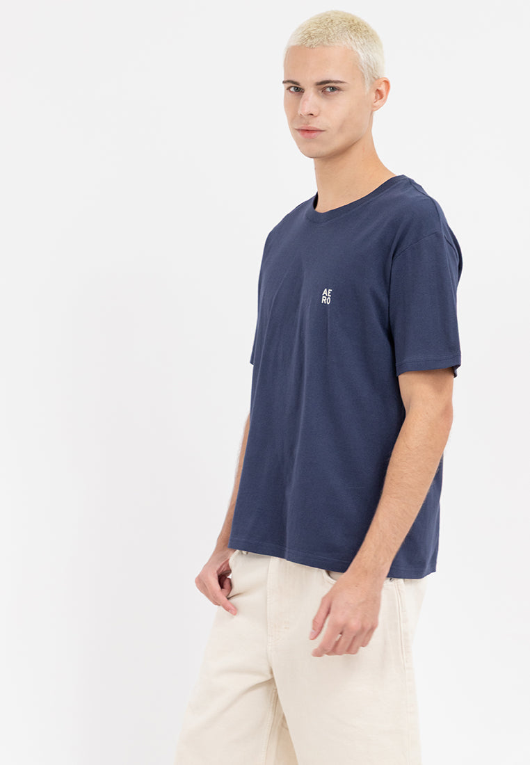 Embroidered Box Logo Essential Tee