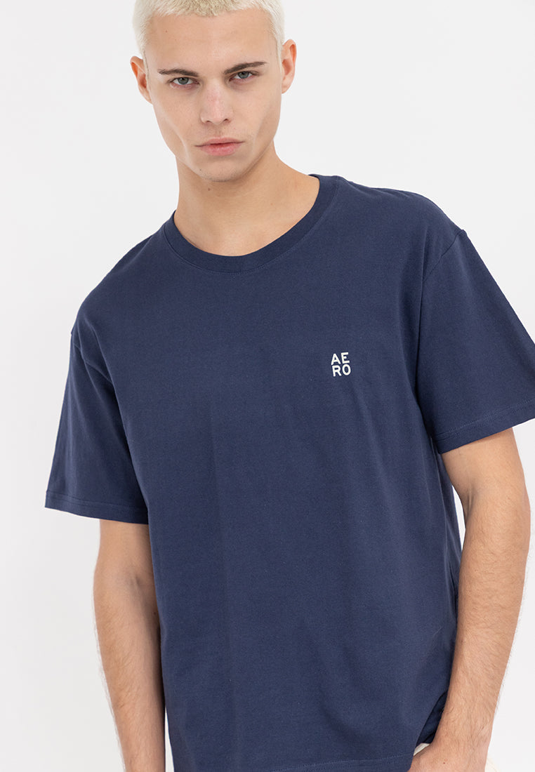 Embroidered Box Logo Essential Tee