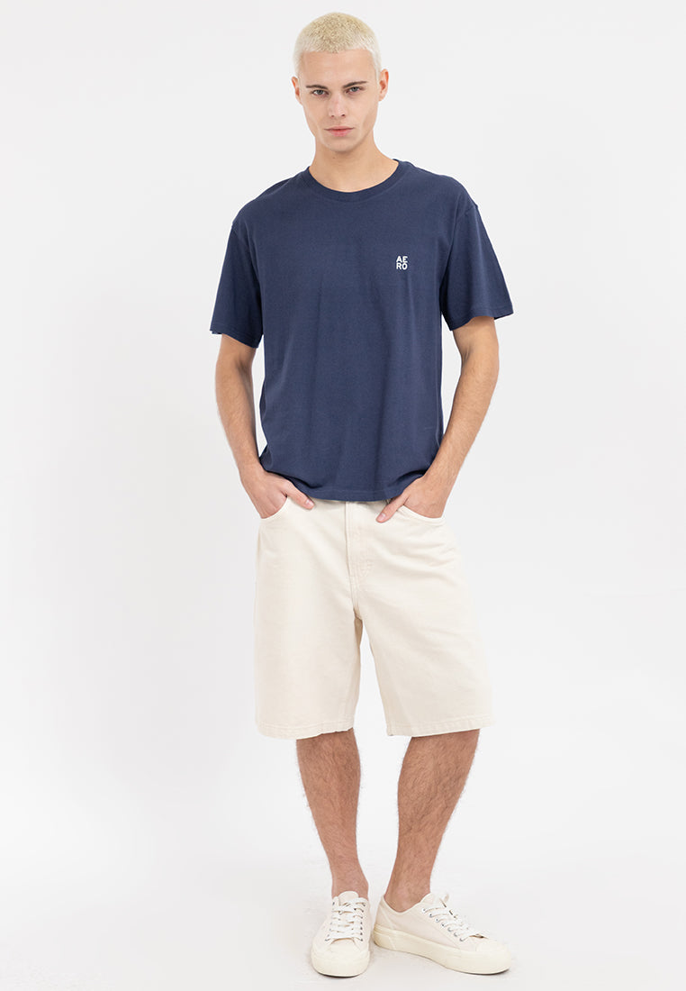 Embroidered Box Logo Essential Tee