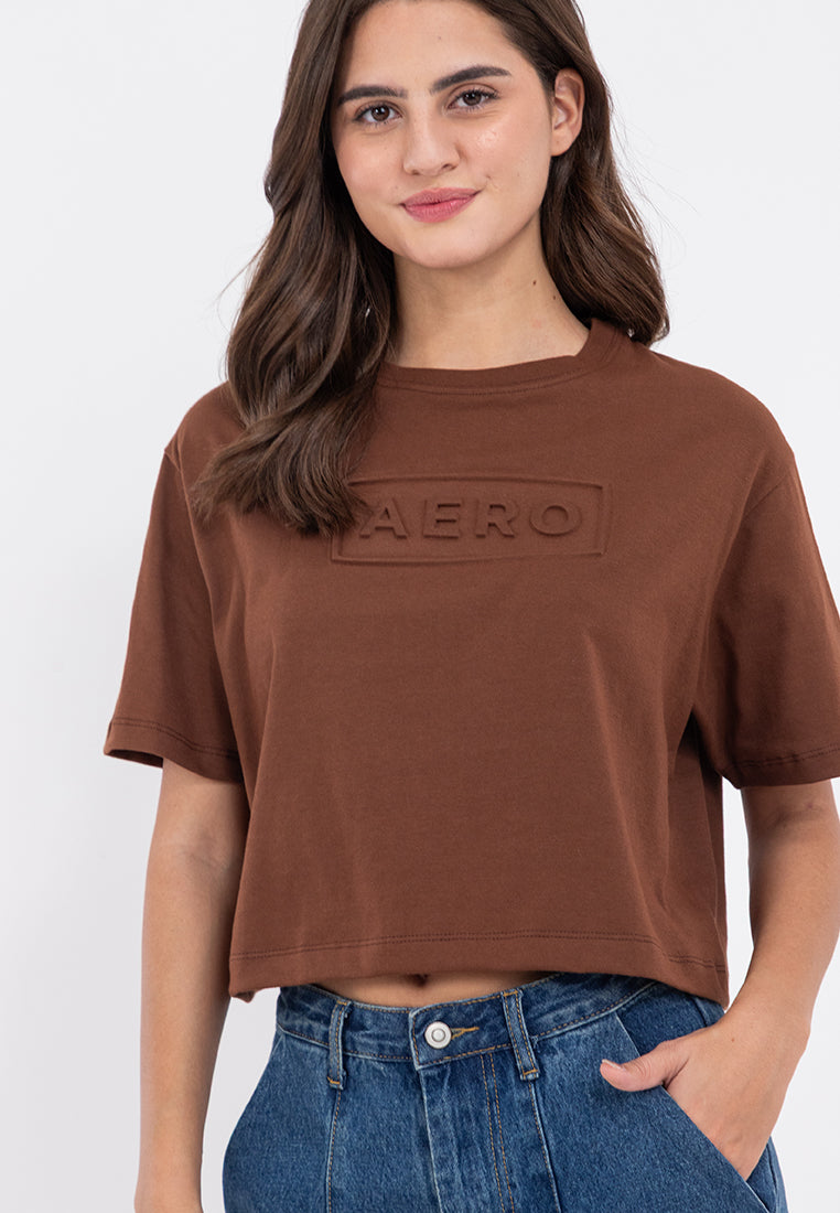 AERO Embossed Boxy Fit Tee