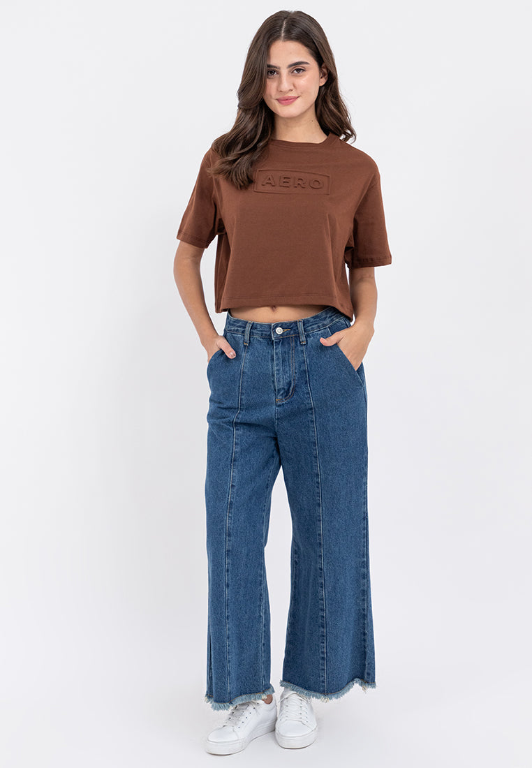 AERO Embossed Boxy Fit Tee