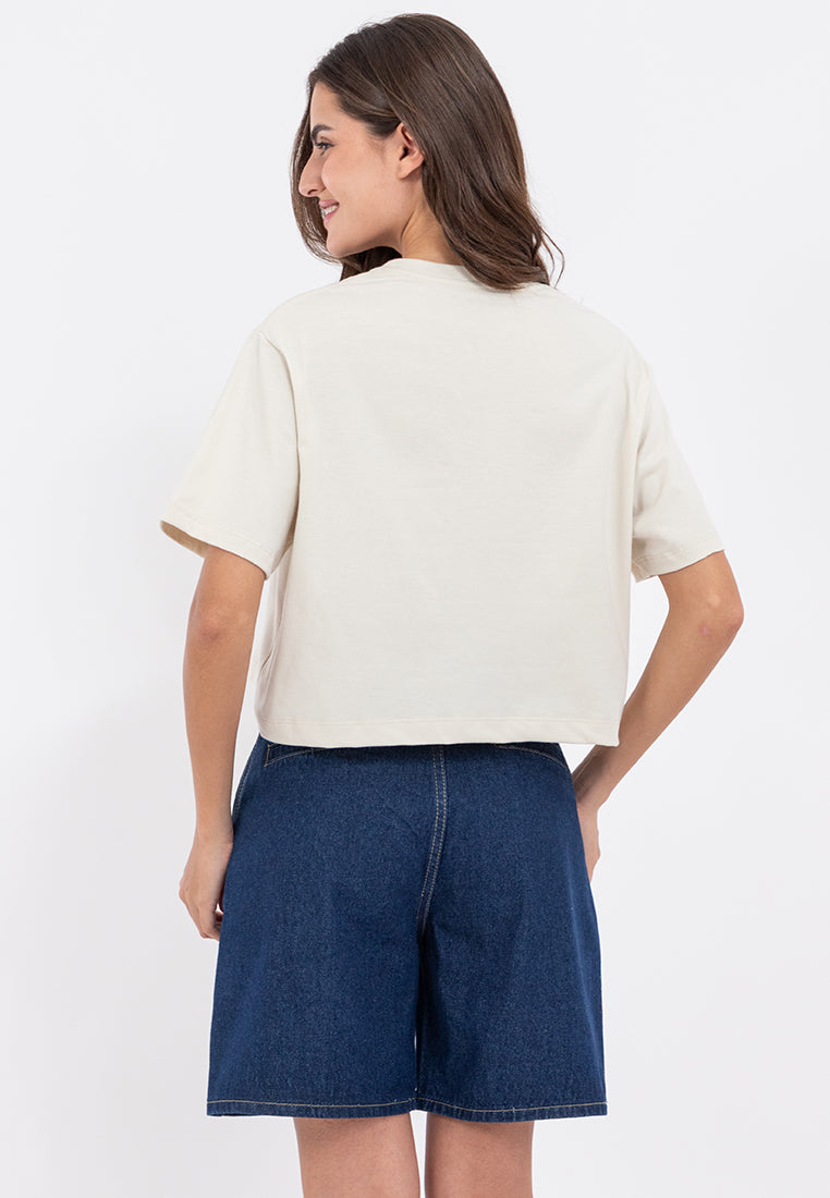 AERO Embossed Boxy Fit Tee