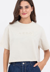 AERO Embossed Boxy Fit Tee