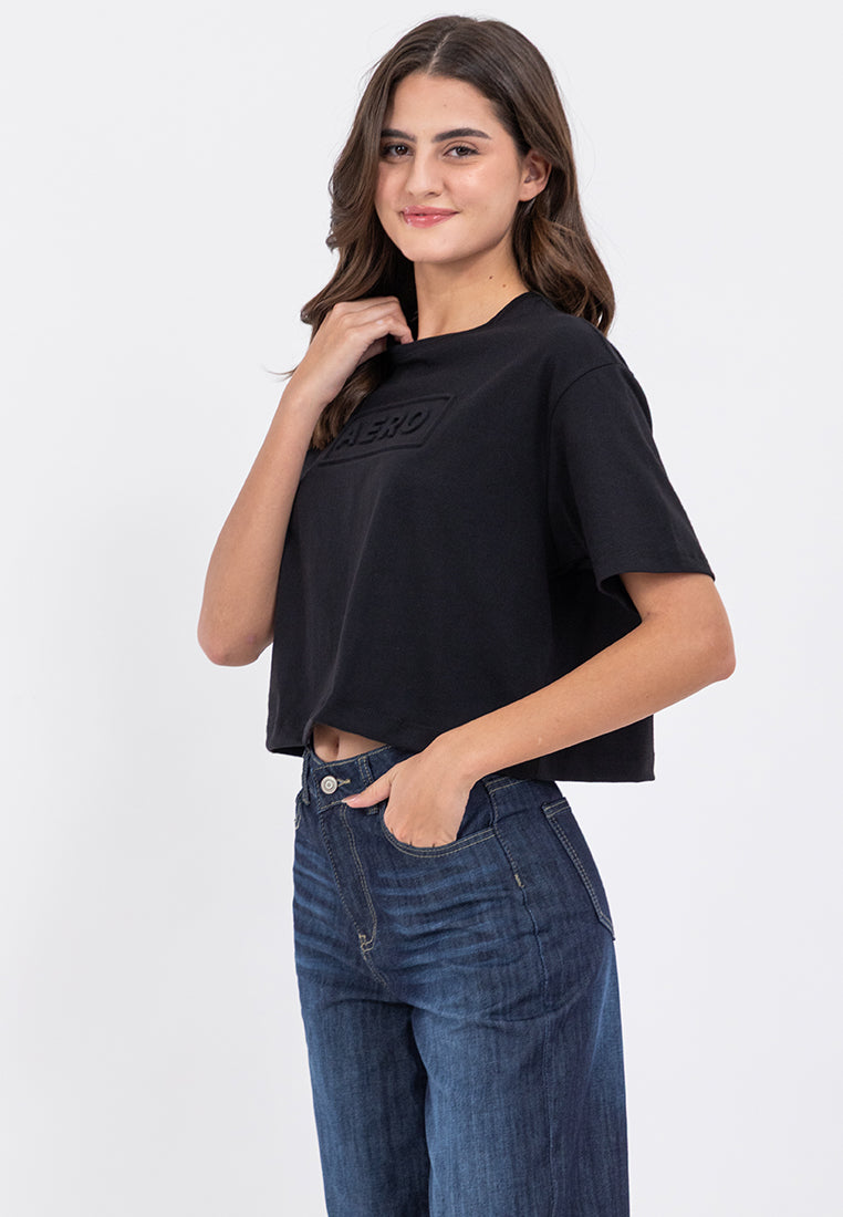 AERO Embossed Boxy Fit Tee