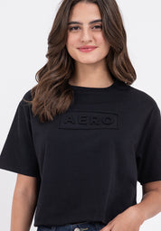 AERO Embossed Boxy Fit Tee