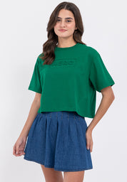 AERO Embossed Boxy Fit Tee