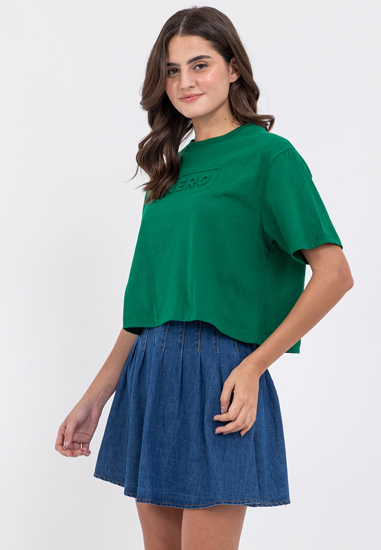 AERO Embossed Boxy Fit Tee