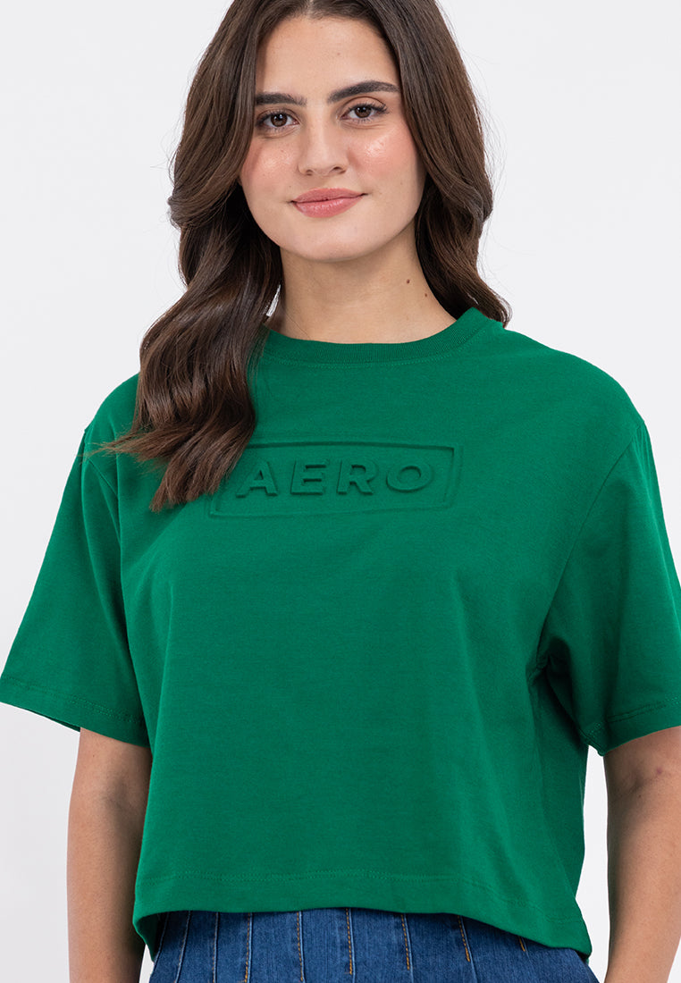 AERO Embossed Boxy Fit Tee