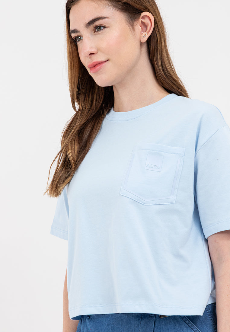 Boxy Fit Logo Pocket Tee