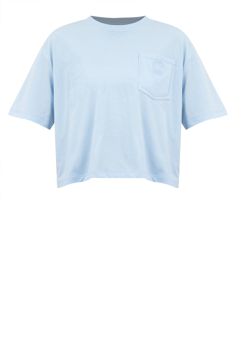 Boxy Fit Logo Pocket Tee