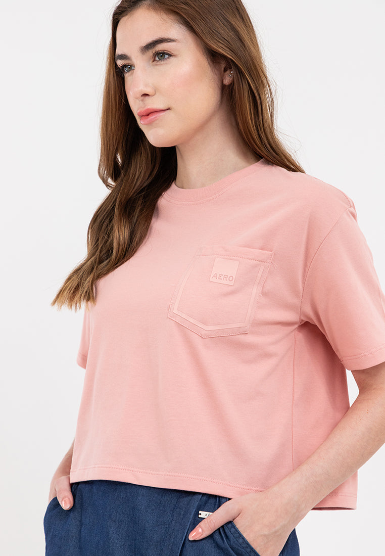 Boxy Fit Logo Pocket Tee