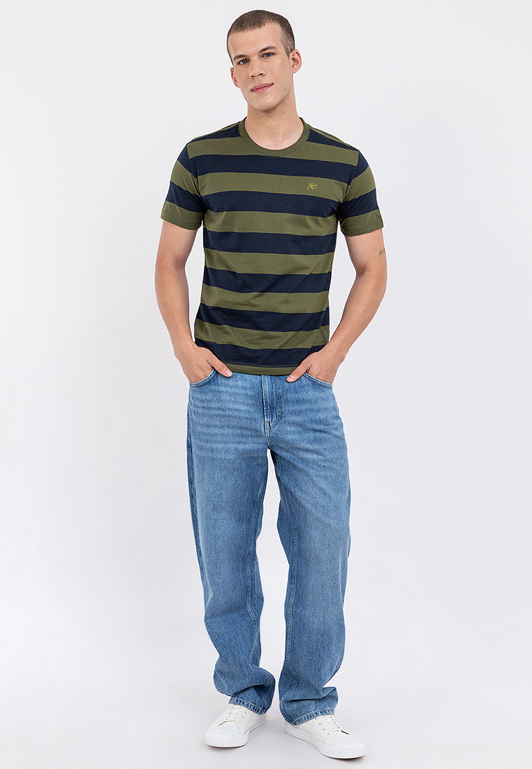 A87 Regular Fit Striped Tee