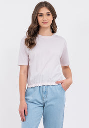 Ruffle Hem Blouse