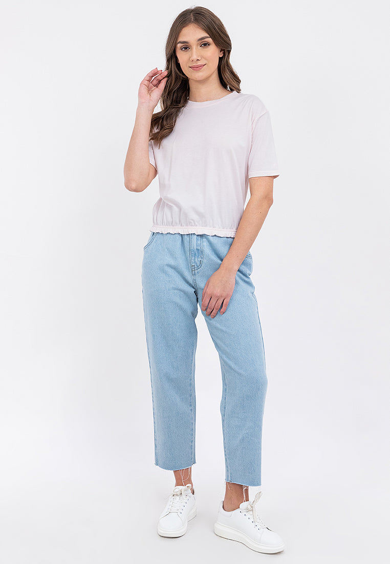 Ruffle Hem Blouse