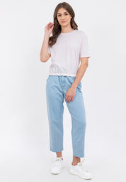 Ruffle Hem Blouse