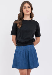 Ruffle Hem Blouse