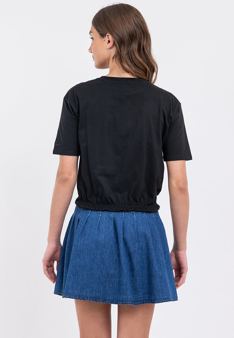 Ruffle Hem Blouse