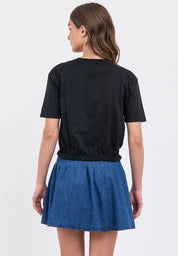 Ruffle Hem Blouse