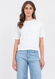 Ruffle Hem Blouse