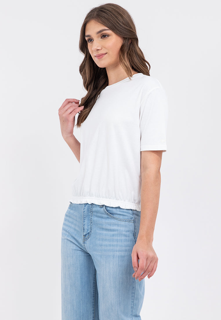 Ruffle Hem Blouse