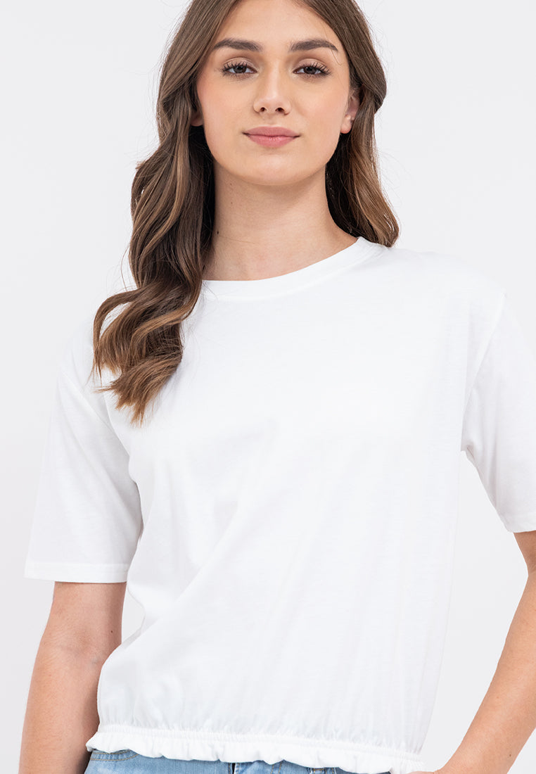 Ruffle Hem Blouse
