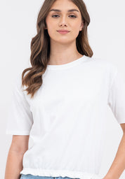 Ruffle Hem Blouse