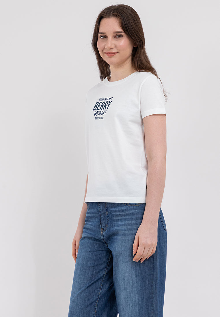 Berry Comfort Fit Graphic Tee