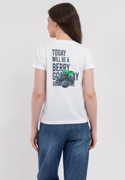 Berry Comfort Fit Graphic Tee
