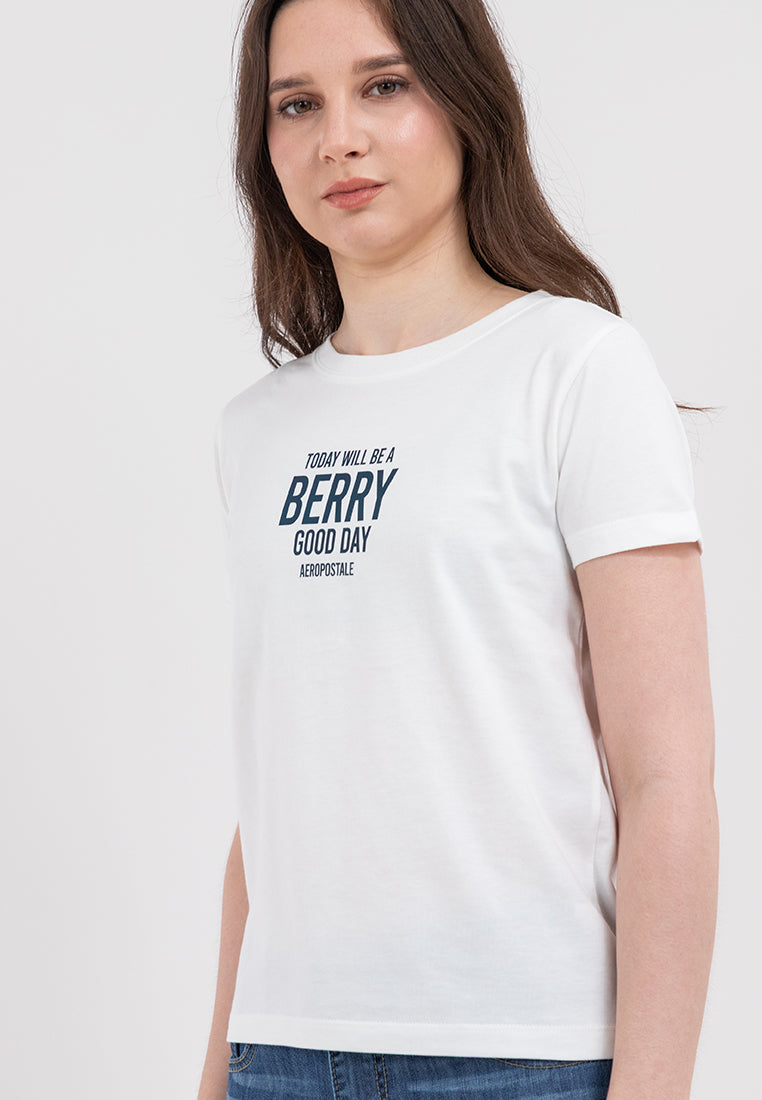 Berry Comfort Fit Graphic Tee