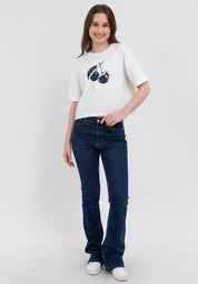 Cherry Boxy Fit Graphic Tee