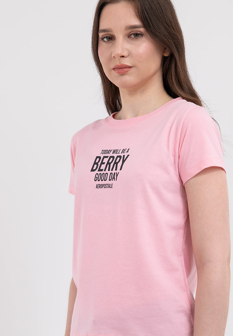 Berry Comfort Fit Graphic Tee